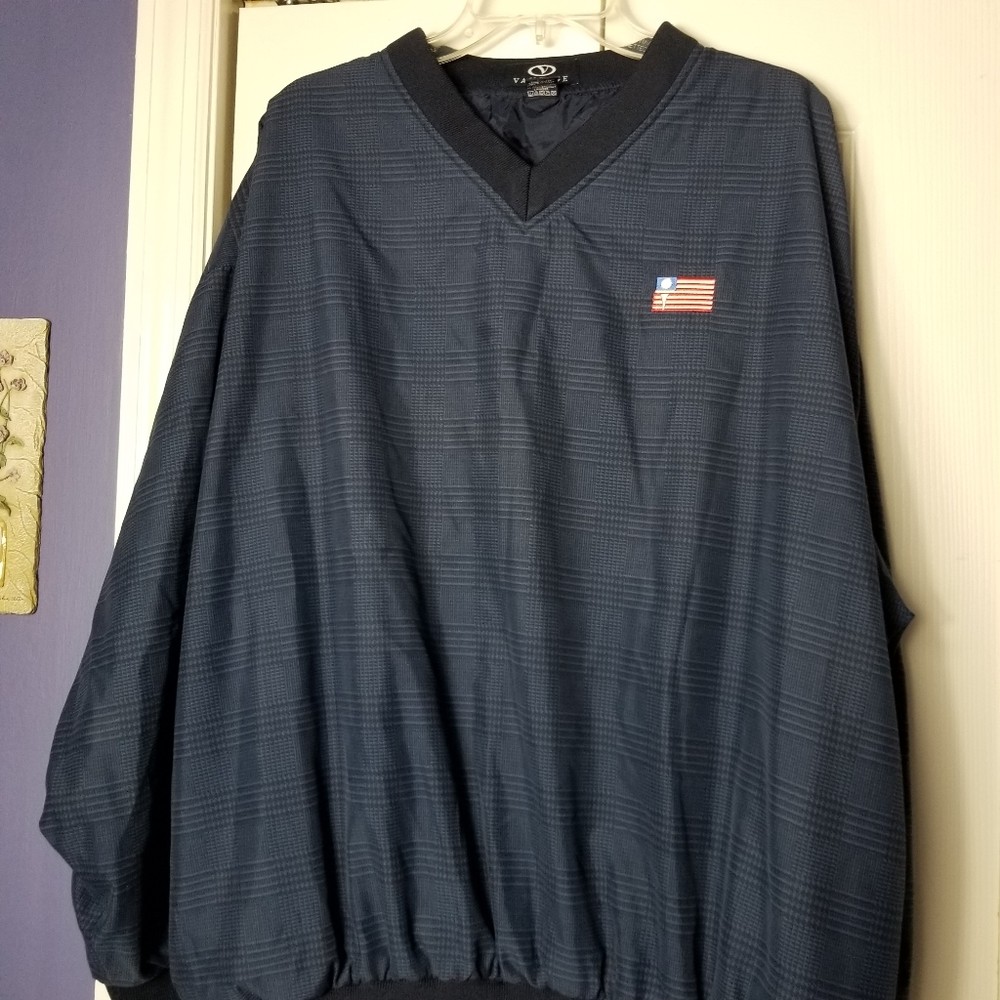 Vantage Golf V-neck Pullover Windbreaker